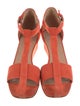 Celine Suede T-Strap Sandals