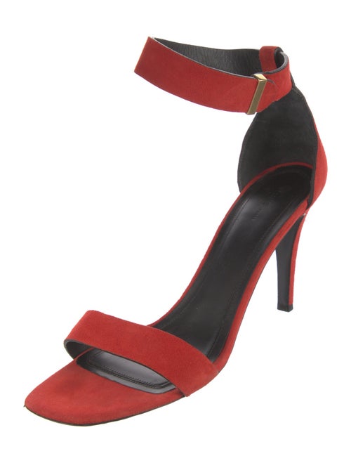 Celine Suede Printed Sandals