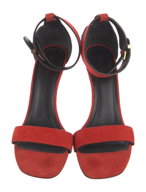 Celine Suede Printed Sandals