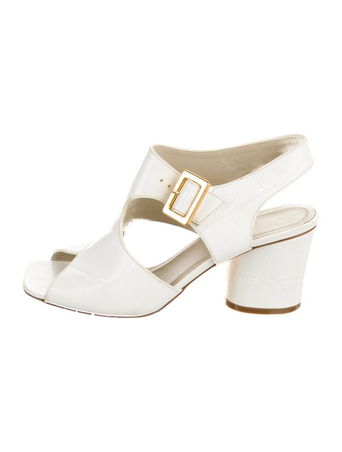 Celine Leather T-Strap Pumps