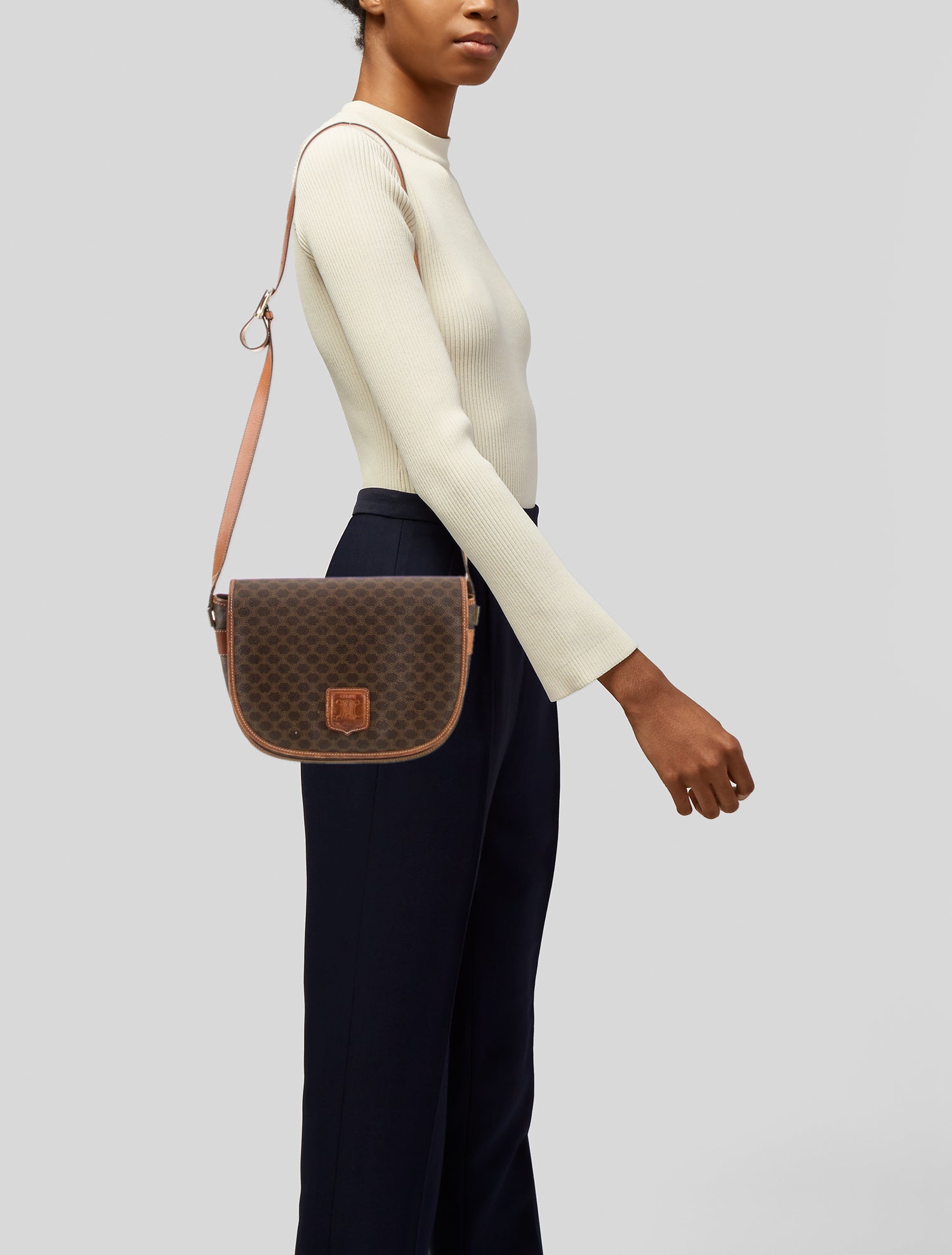 Celine Macadam Messenger Bag Vintage