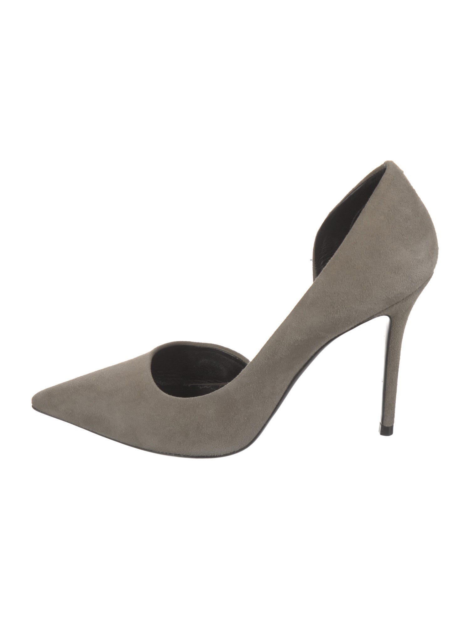 Celine Suede D'Orsay Pumps