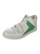 Celine Leather Colorblock Pattern Sneakers