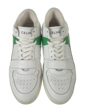 Celine Leather Colorblock Pattern Sneakers