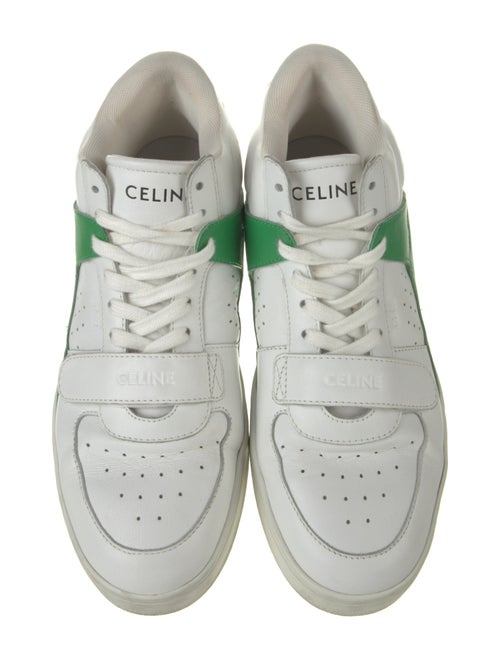 Celine Leather Colorblock Pattern Sneakers