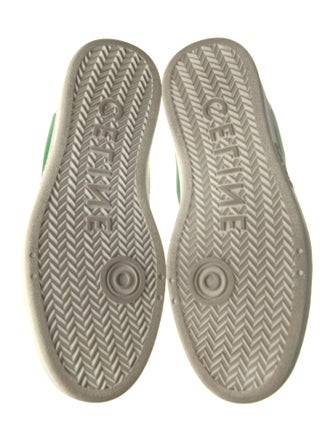 Celine Leather Colorblock Pattern Sneakers