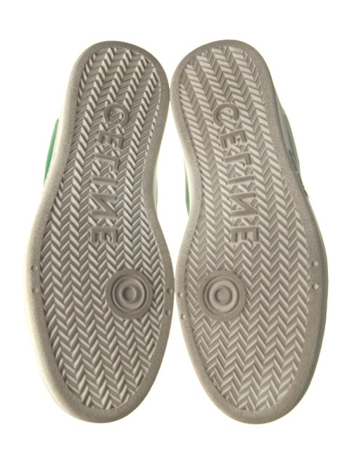 Celine Leather Colorblock Pattern Sneakers