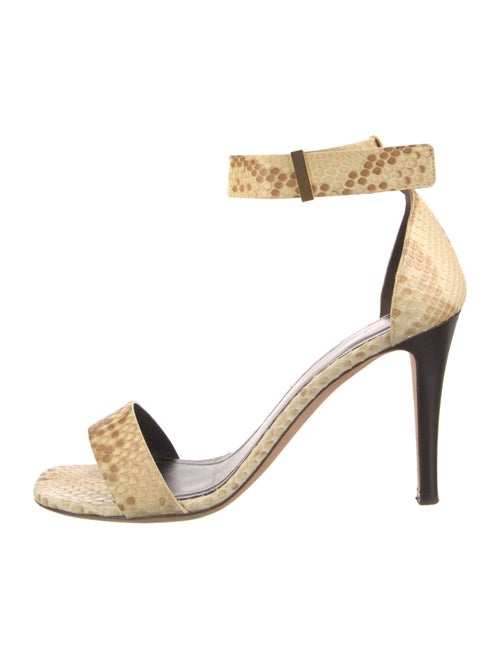 Celine Python Animal Print Sandals