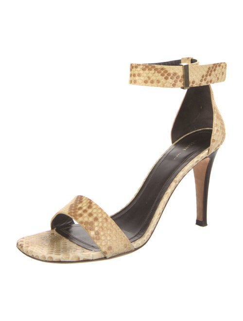 Celine Python Animal Print Sandals