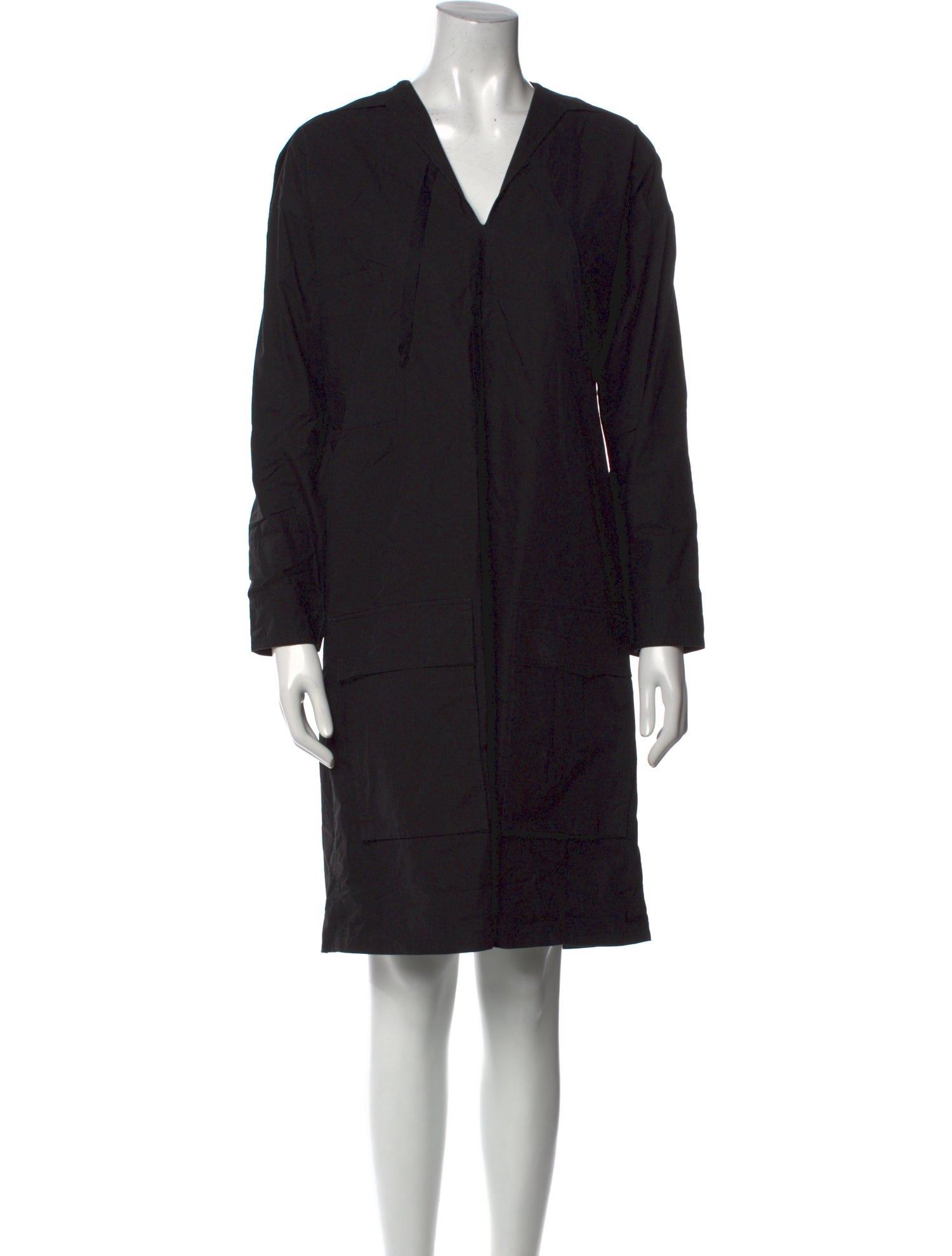 Celine V-Neck Knee-Length Dress