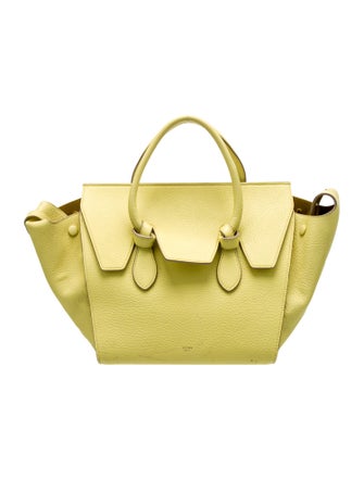 Celine Leather Tie Tote Mini