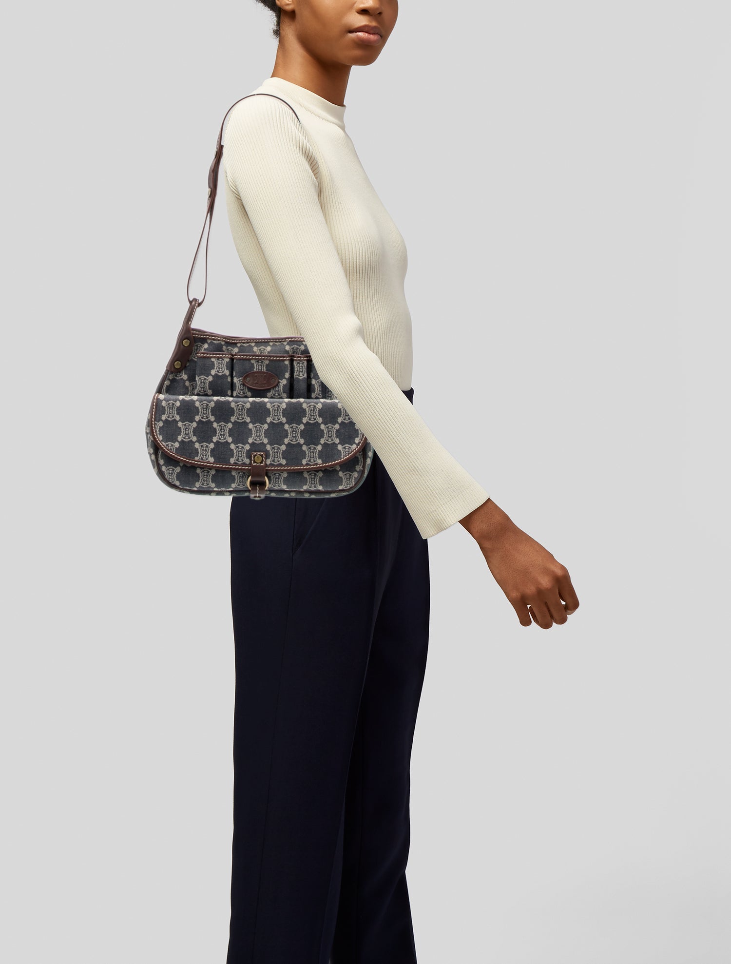 Christian Dior Laser-Cut Floral Saddle Bag - Orange Shoulder