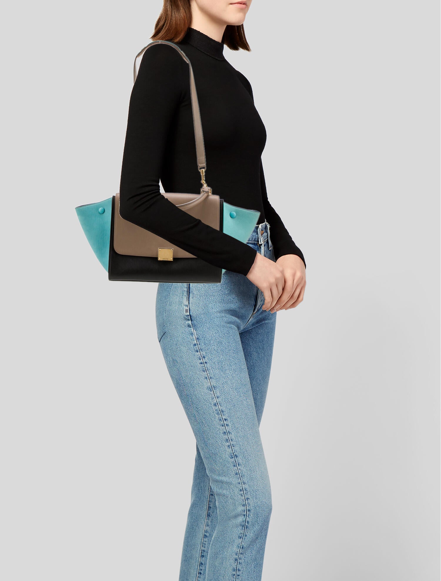 Celine Leather Trapeze Medium