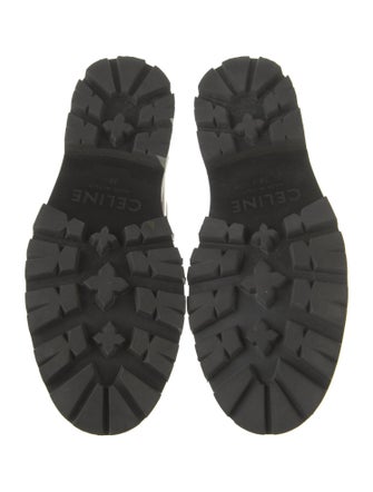 Celine Leather Tassel Accents Loafers