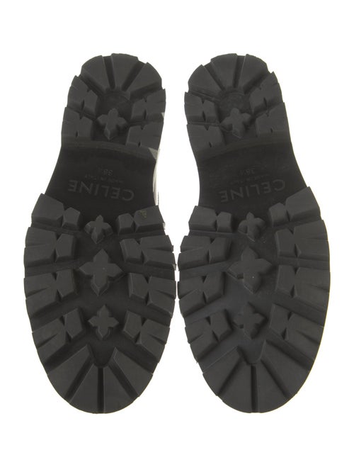 Celine Leather Tassel Accents Loafers