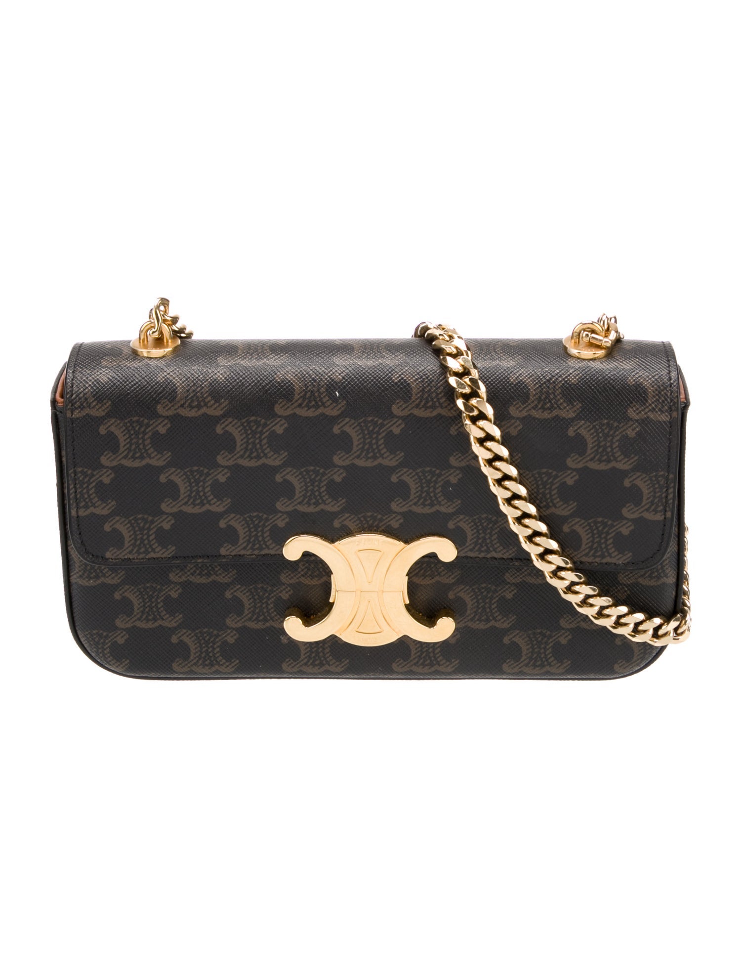 MM6 Maison Margiela Leather Chain-Linked Shoulder Bag
