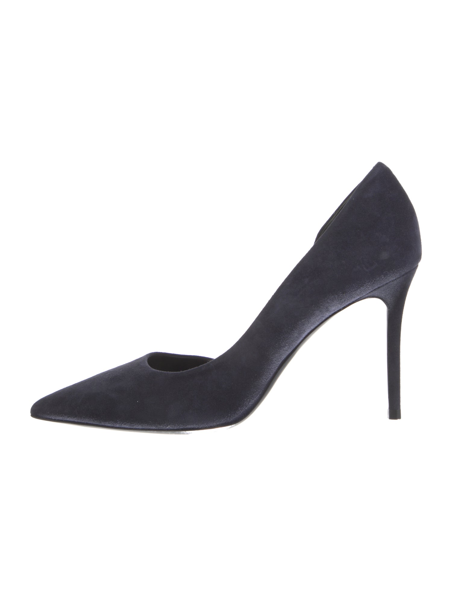 Celine Suede D'Orsay Pumps