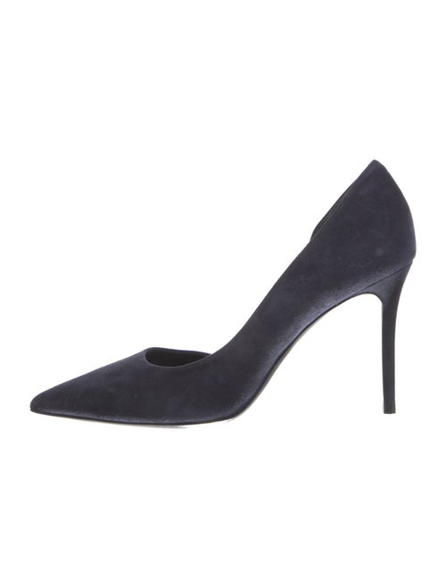 Celine Suede D'Orsay Pumps