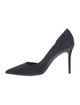 Celine Suede D'Orsay Pumps