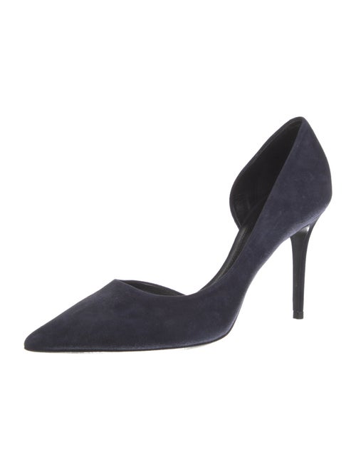 Celine Suede D'Orsay Pumps
