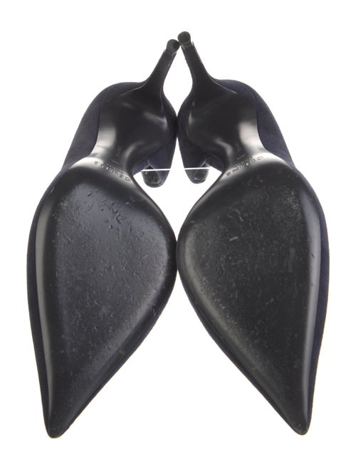 Celine Suede D'Orsay Pumps