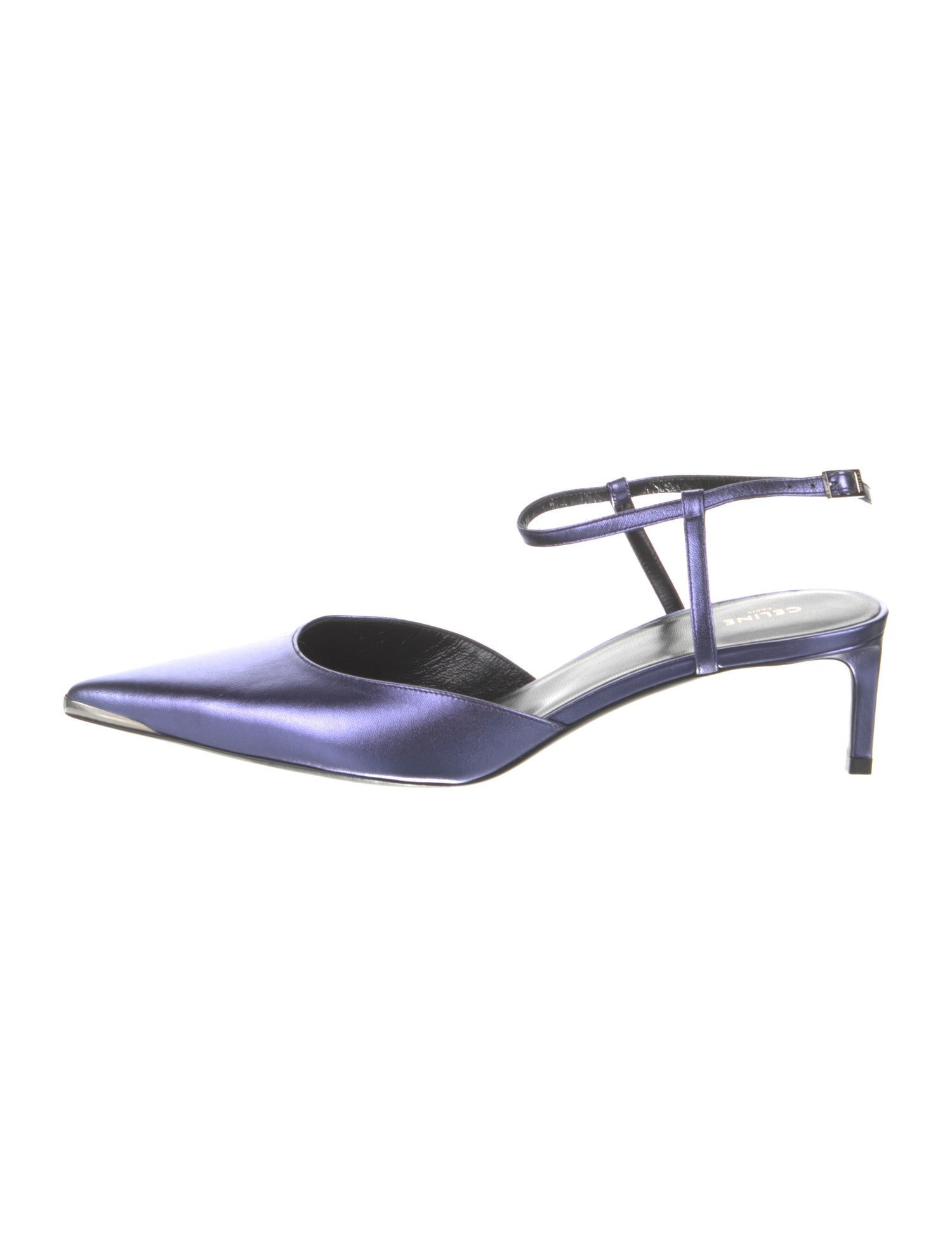 Celine Leather Slingback Pumps