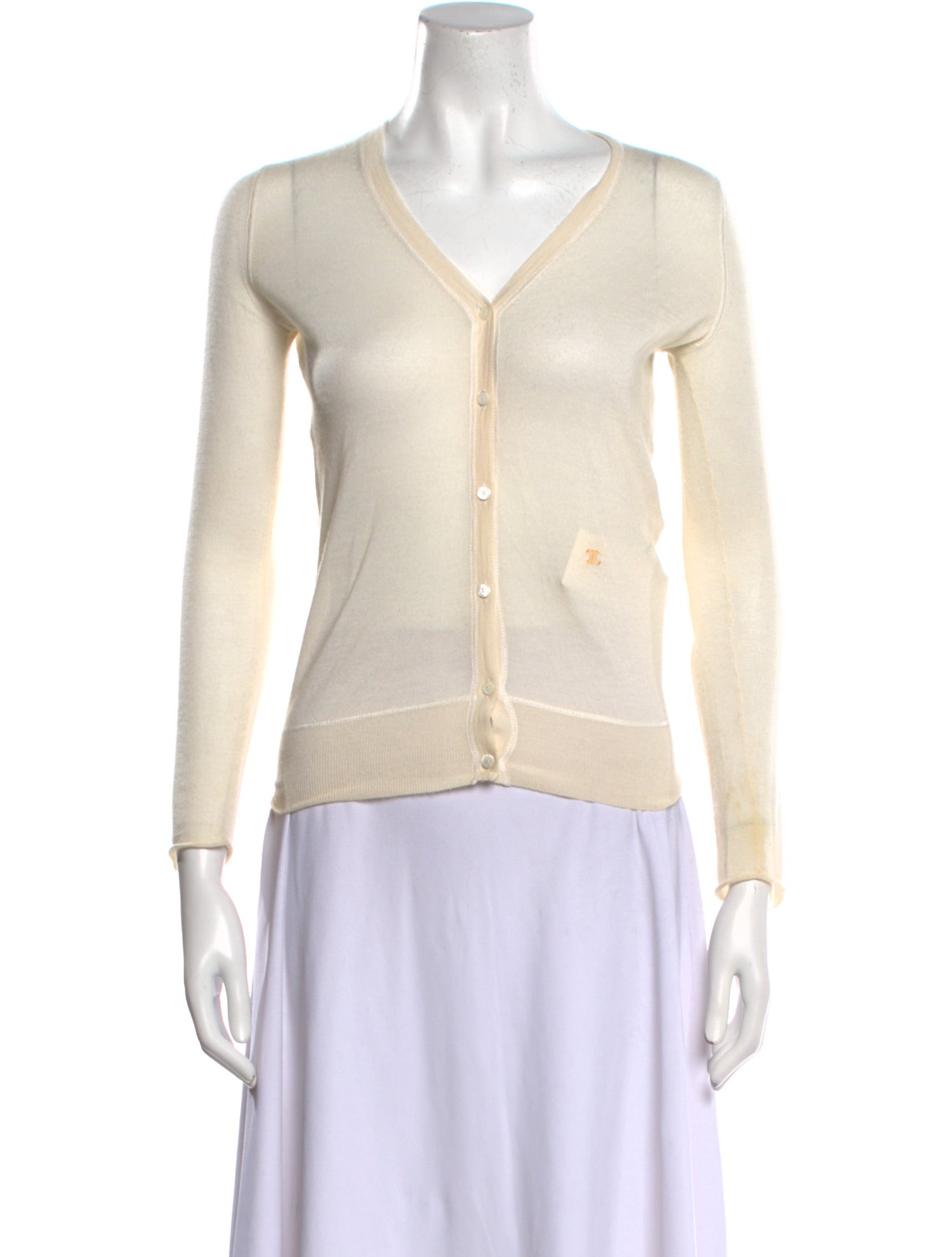 Celine Cashmere V-Neck Sweater