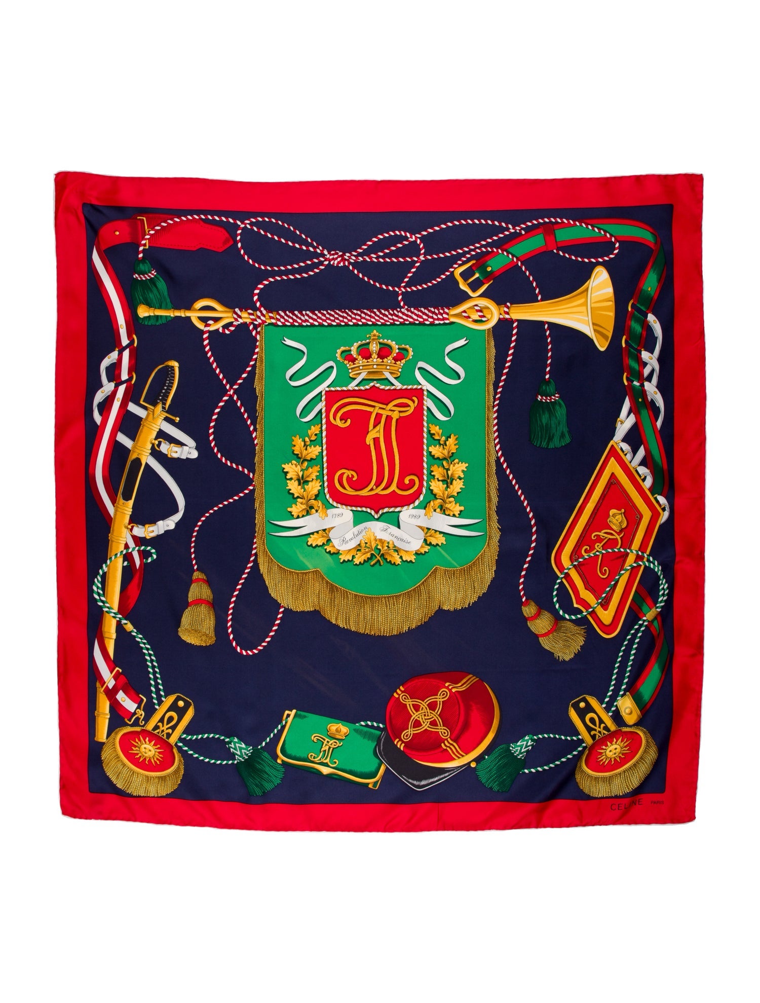 Celine Silk Printed Scarf