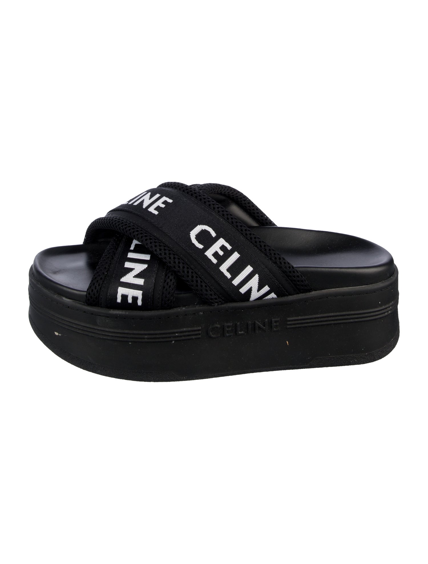 Celine Rubber Printed Slides