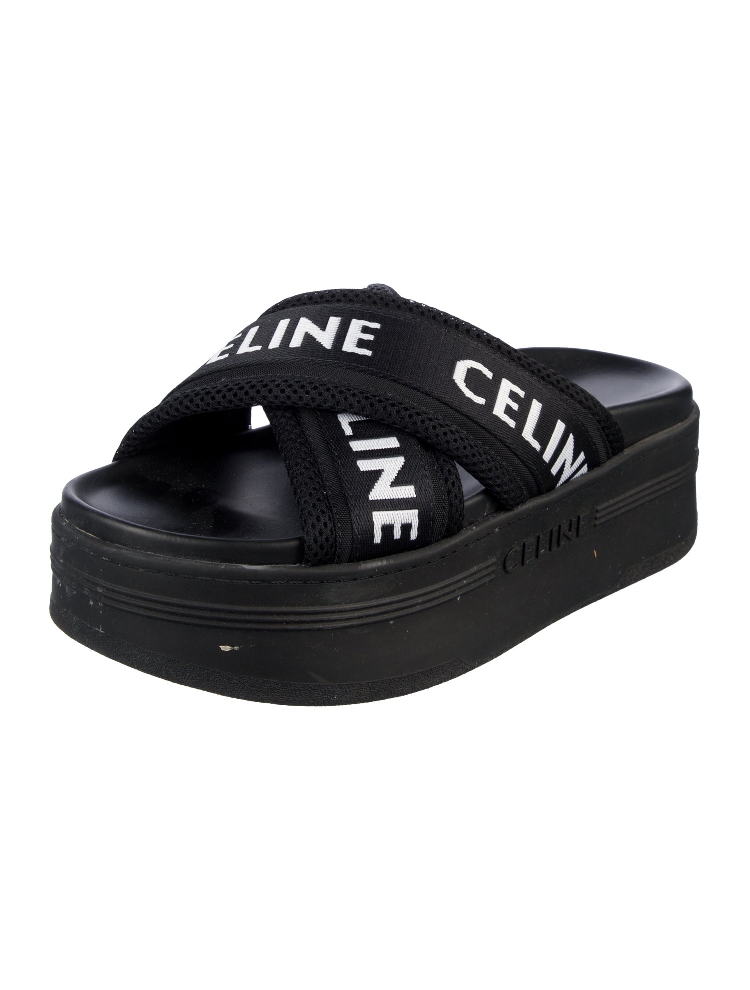 Celine Rubber Printed Slides