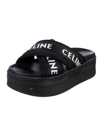 Celine Rubber Printed Slides