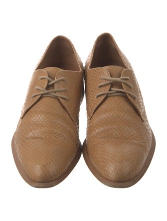 Celine Snakeskin Oxfords