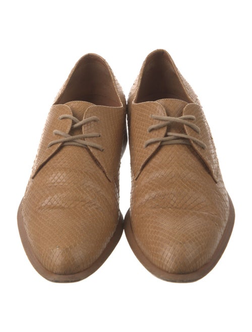 Celine Snakeskin Oxfords