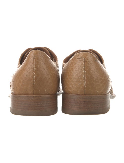 Celine Snakeskin Oxfords