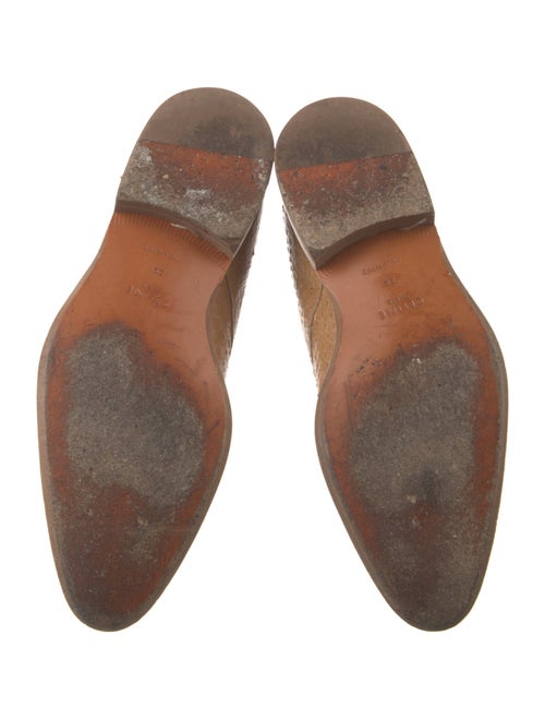 Celine Snakeskin Oxfords