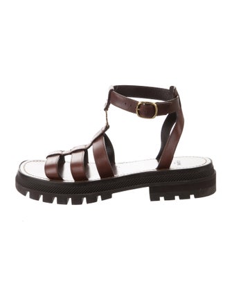 Celine Clea Triomphe Gladiator Sandals