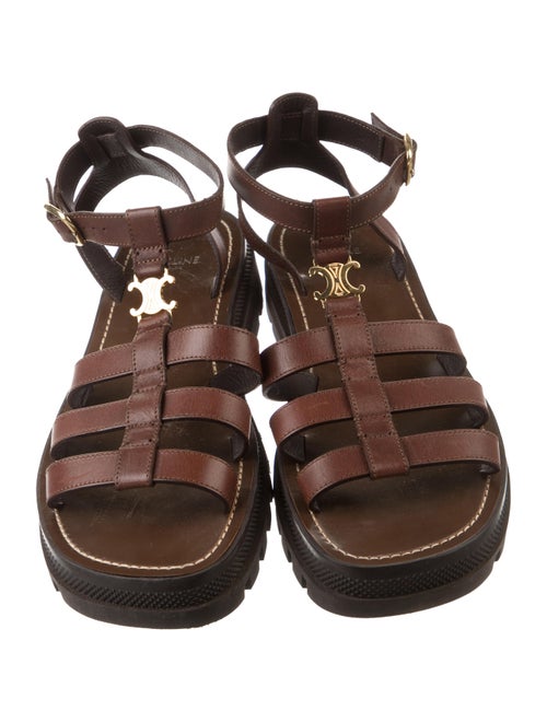 Celine Clea Triomphe Gladiator Sandals
