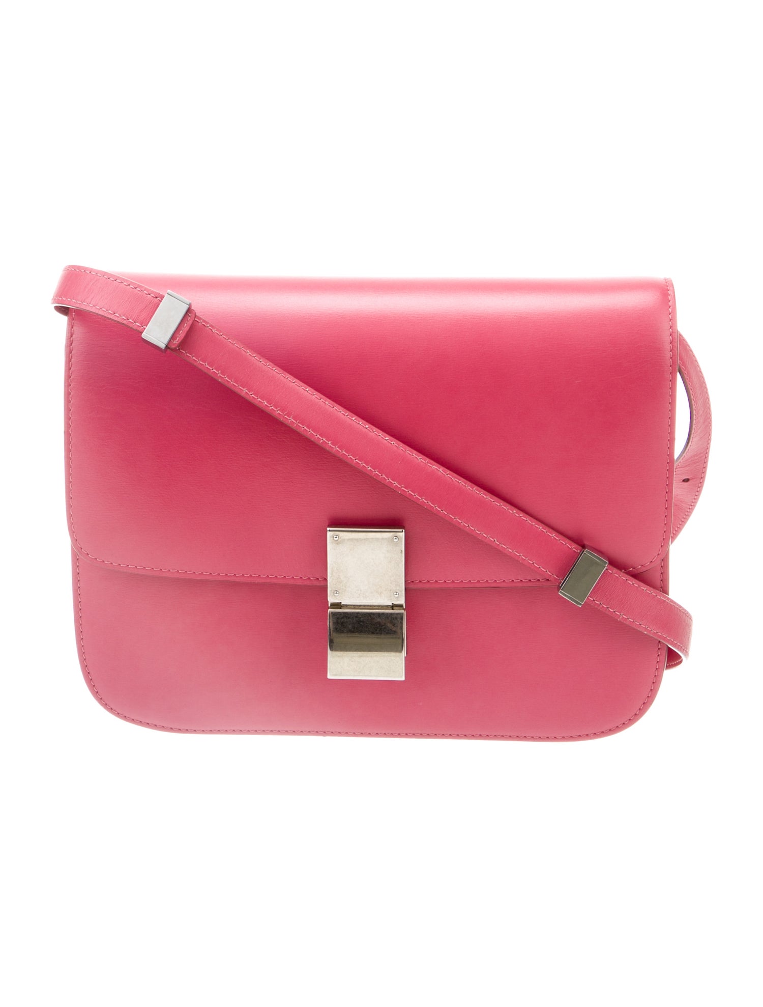 Celine Leather Box on Strap Medium