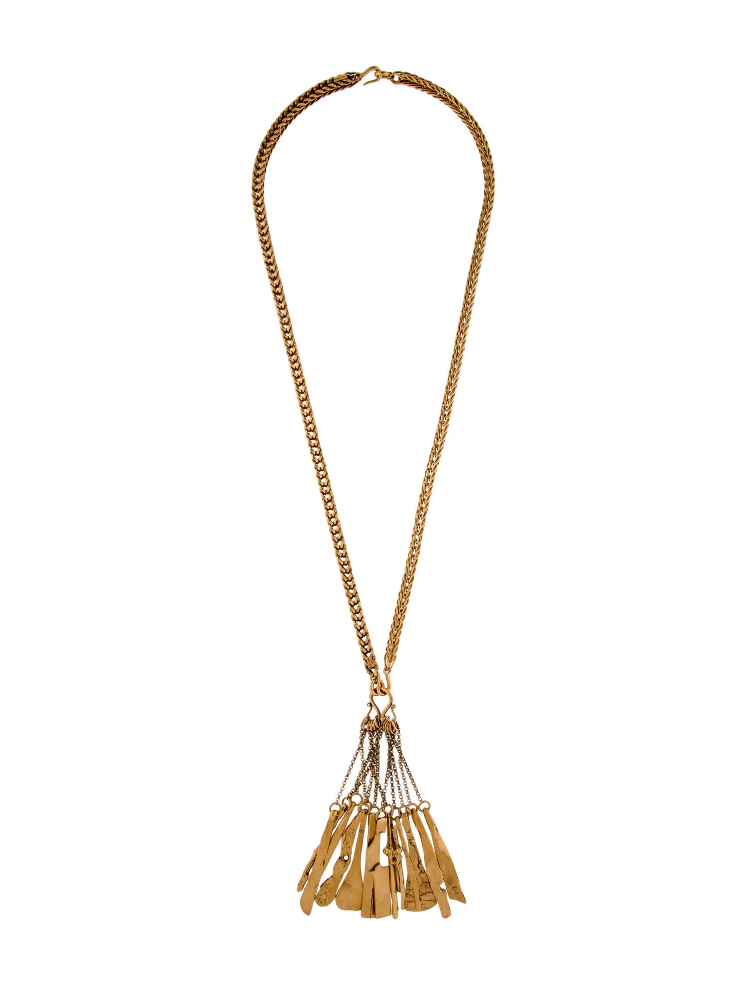 Celine Tassel Pendant Necklace