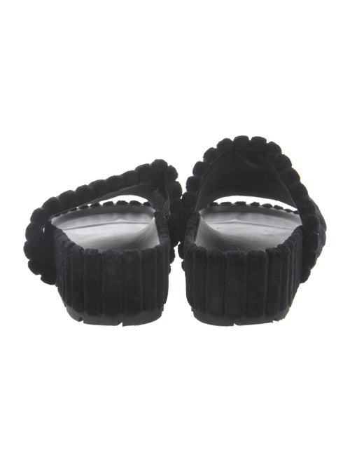 Celine Velvet Slides