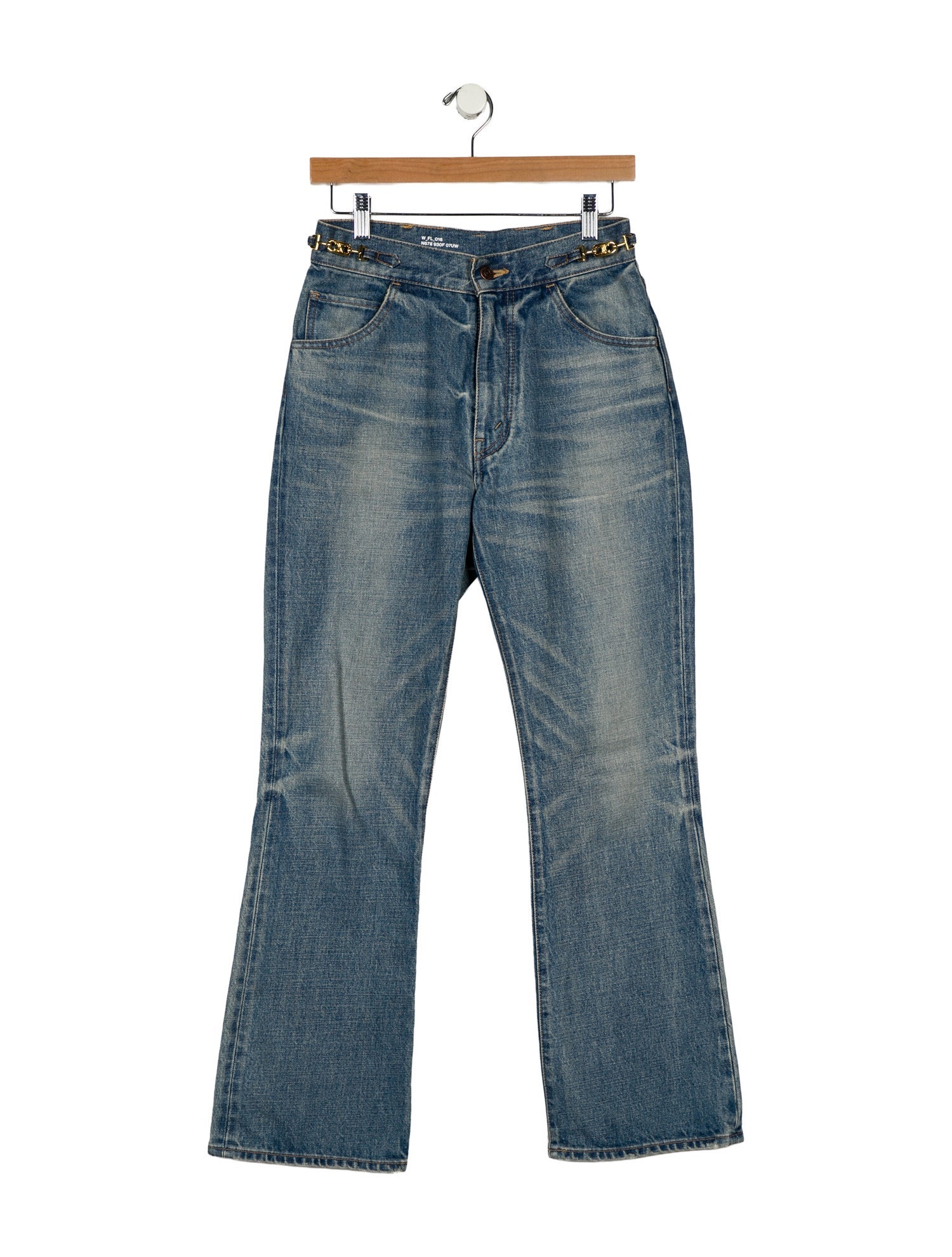 Celine High-Rise Wide Leg Jeans