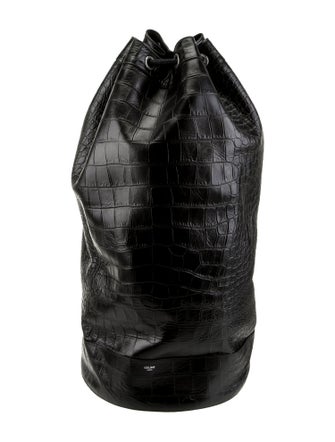 Celine Embossed Leather Sailor Large