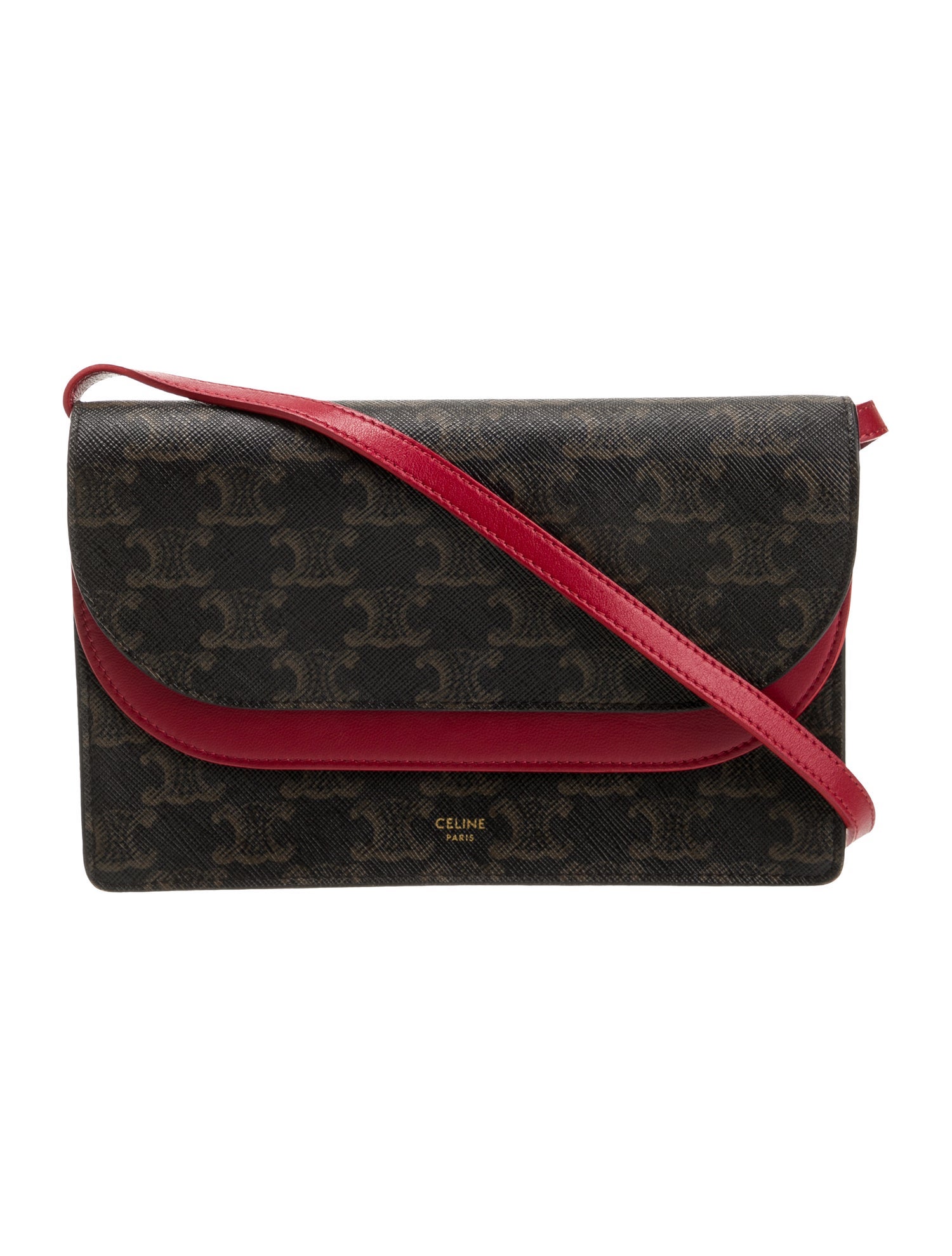 Celine Triomphe Wallet on Strap Bag