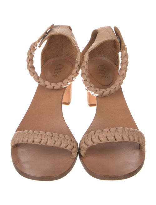 Chloé Python D'Orsay Pumps