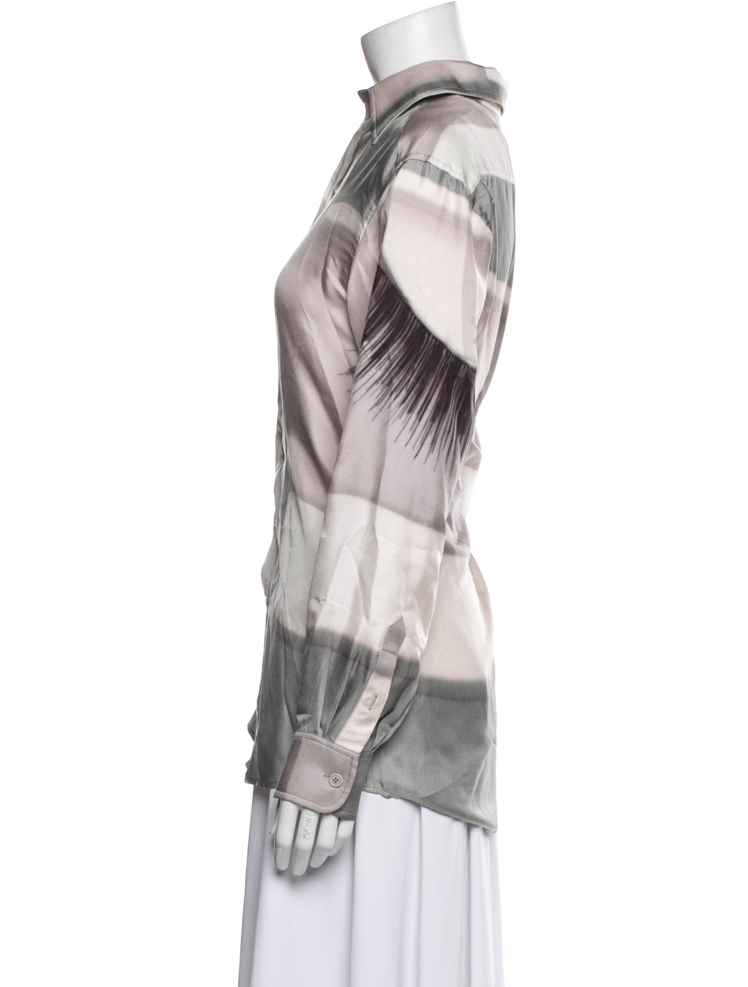 Celine Vintage 2010's Button-Up Top