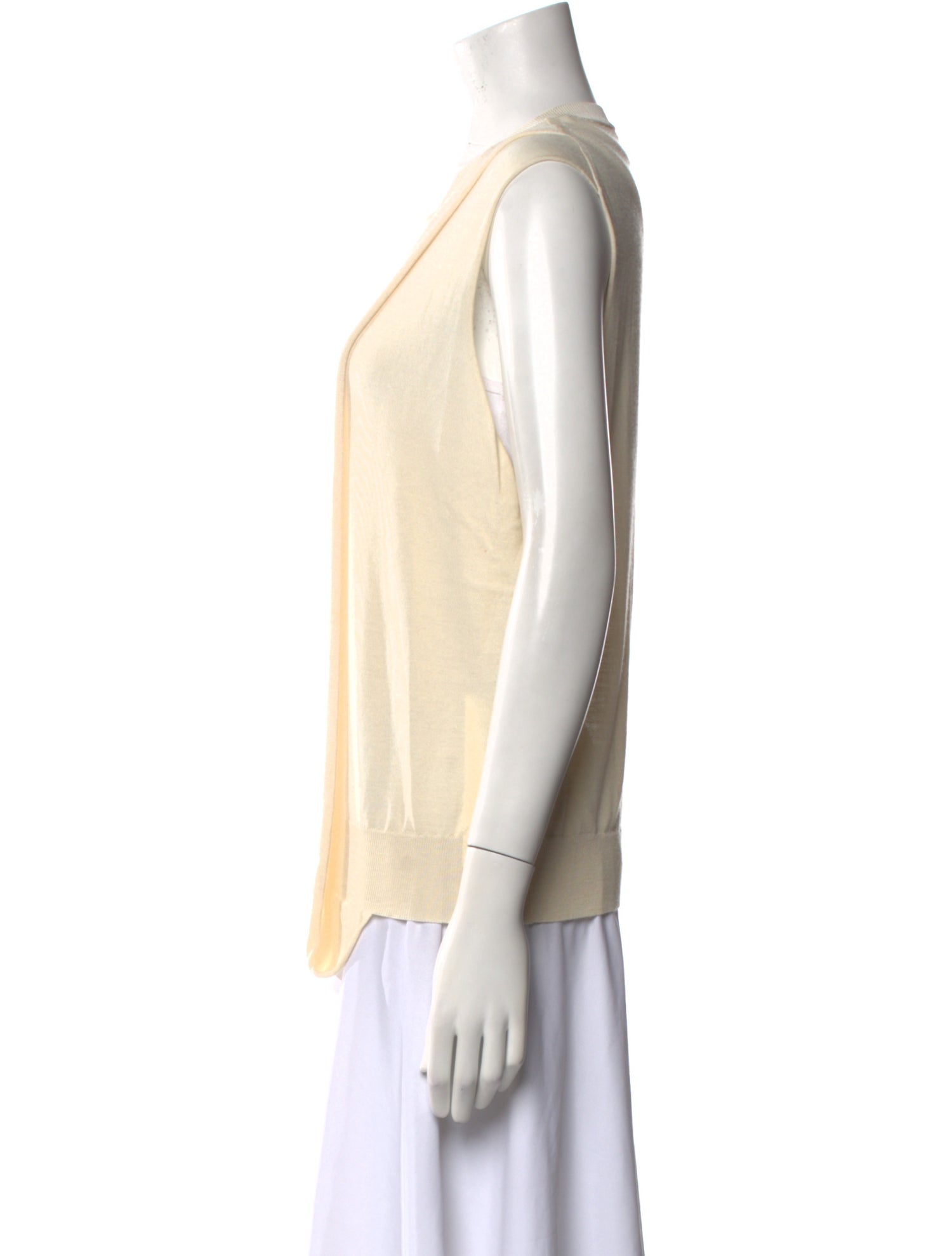 Celine Wool Scoop Neck Top