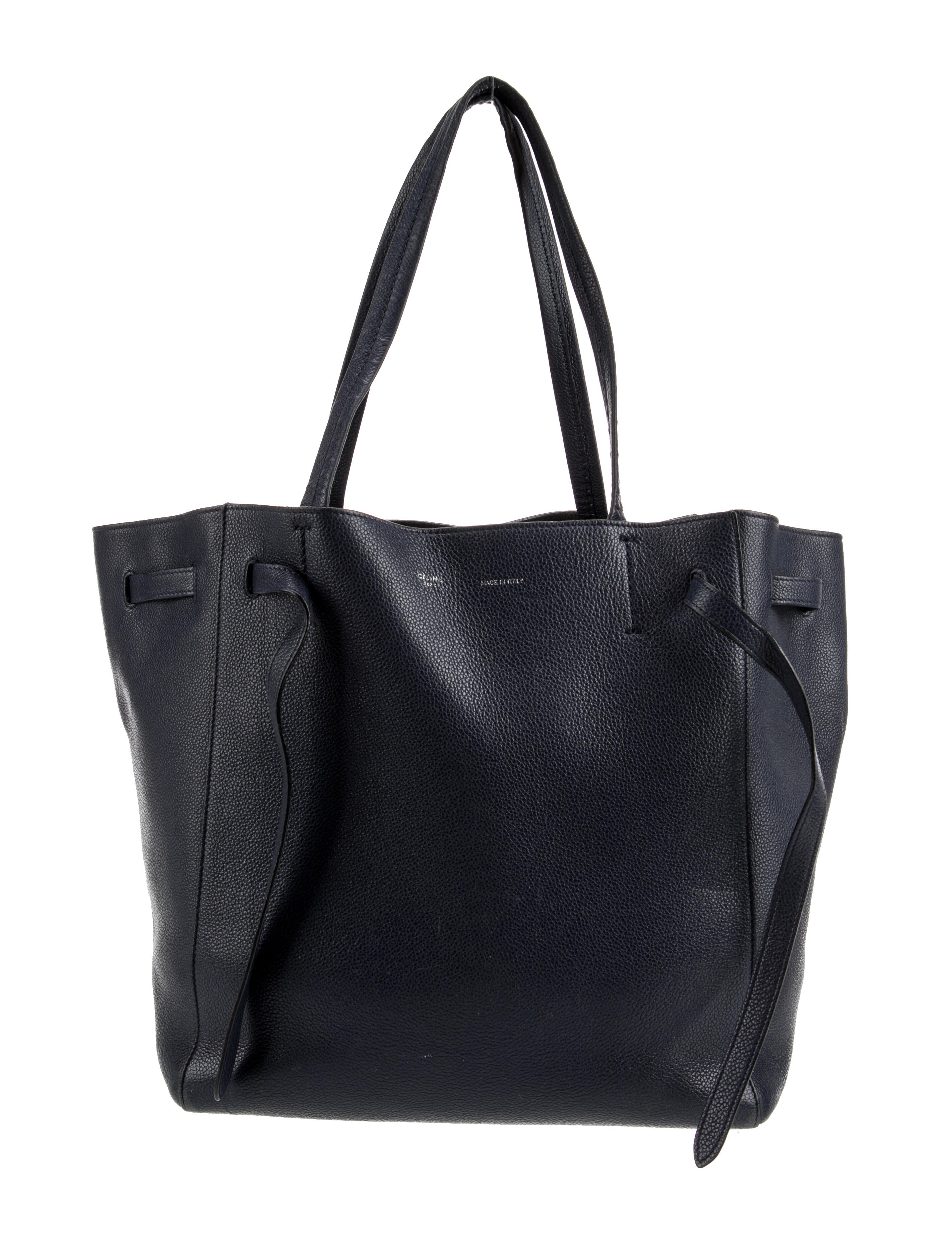 Celine Leather Cabas Phantom Small