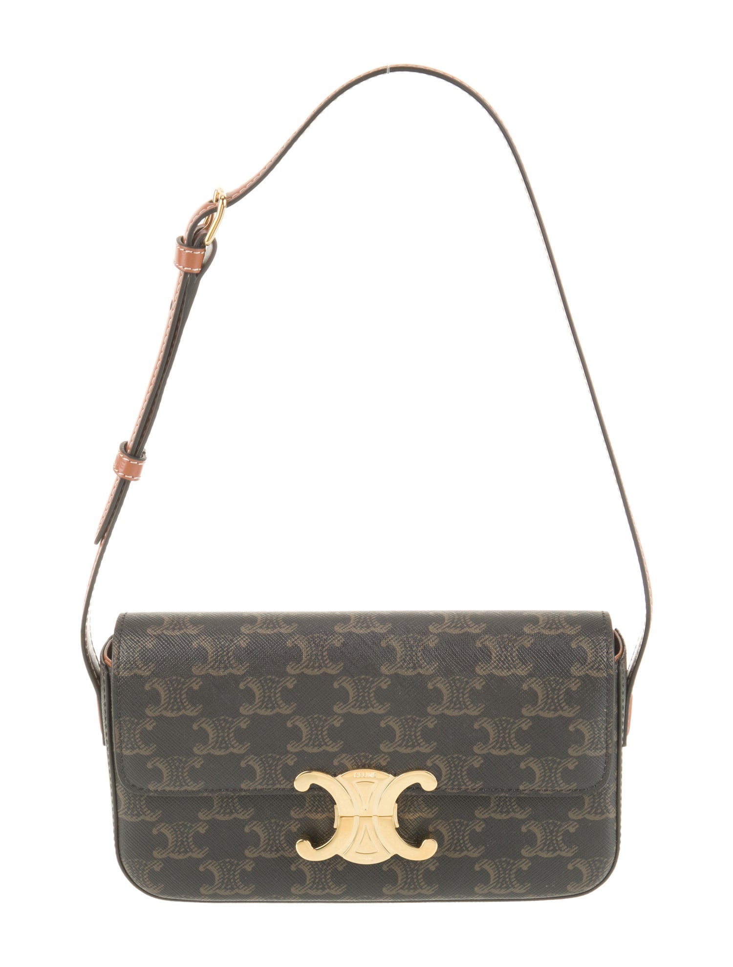 Prada Tessuto Pocono Shoulder Bag - Blue Shoulder Bags