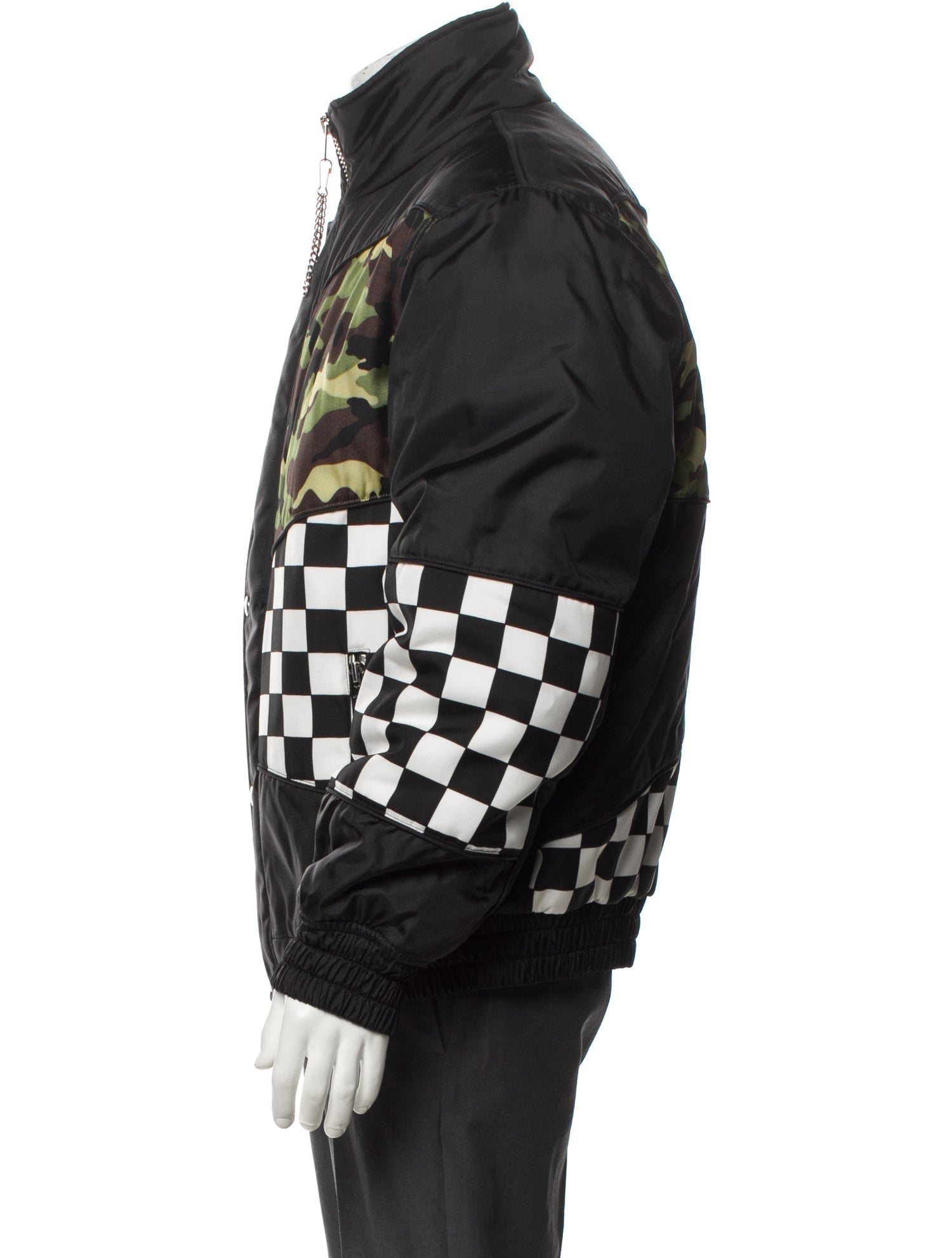 Celine 2021 Graphic Print Puffer Coat