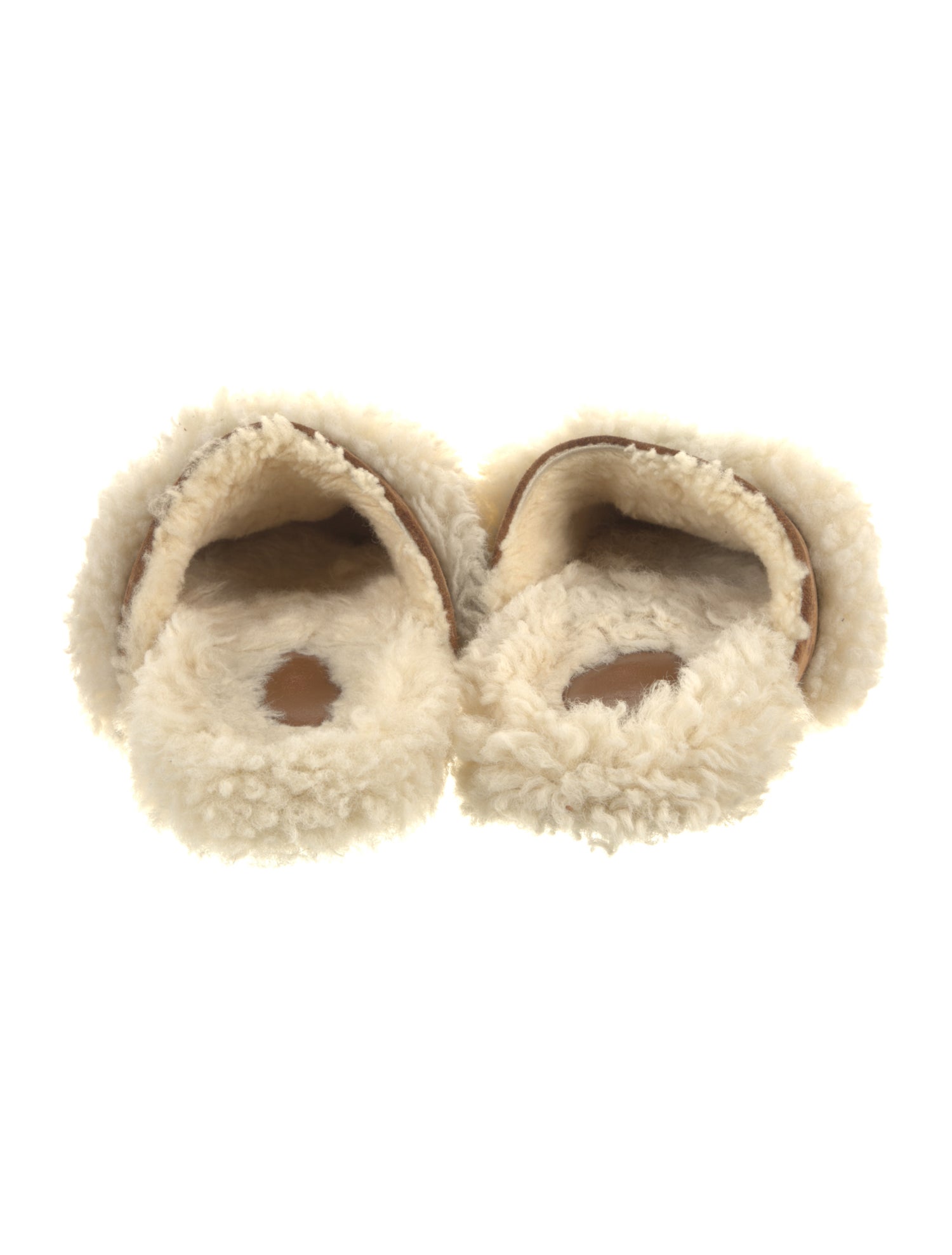 Celine Suede Chain-Link Accents Mules